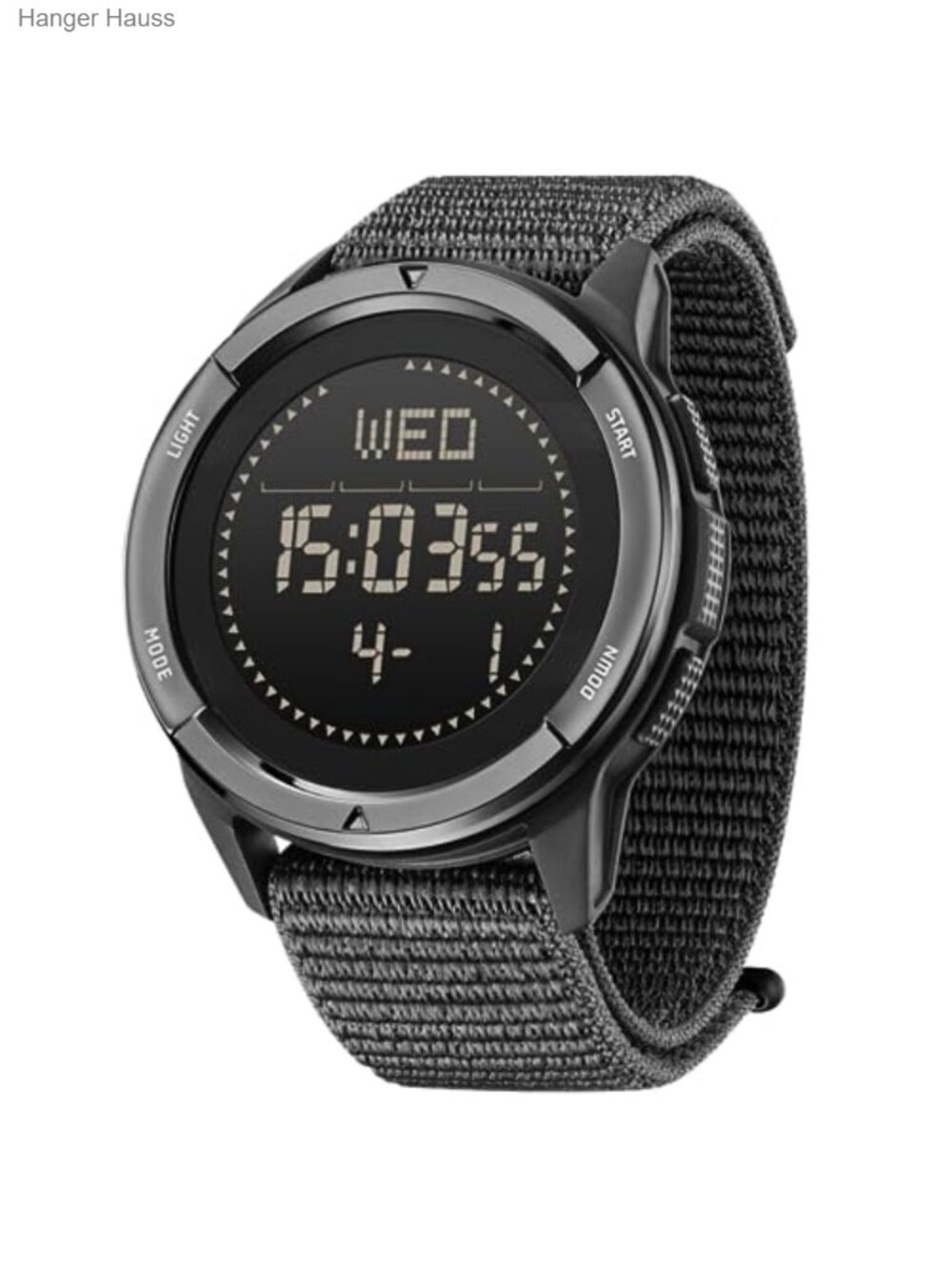 Carbon Fiber Digital Sport Watch Military Tactical Multifunction Outdoor Nylon